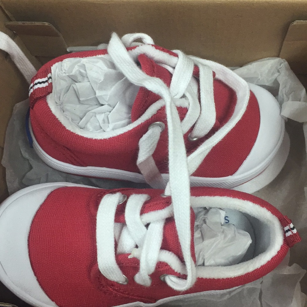 Brand new in box Keds red sneakers